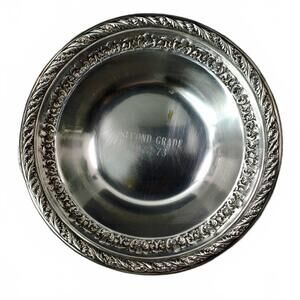 Vintage Wallace Silver Plate  ornately embossed pattern interconnected Mint Cond